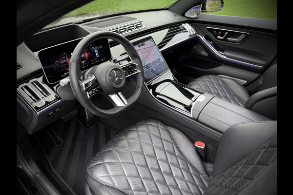 Mercedes-Benz S-Klasse 580 e AMG Panoramadak|4D Burmester®|Softclose|Head-Up|Achterasbesturing|Luxe leder|Stuur verw.|Stoel vent.