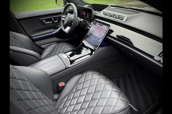 Mercedes-Benz S-Klasse 580 e AMG Panoramadak|4D Burmester®|Softclose|Head-Up|Achterasbesturing|Luxe leder|Stuur verw.|Stoel vent.