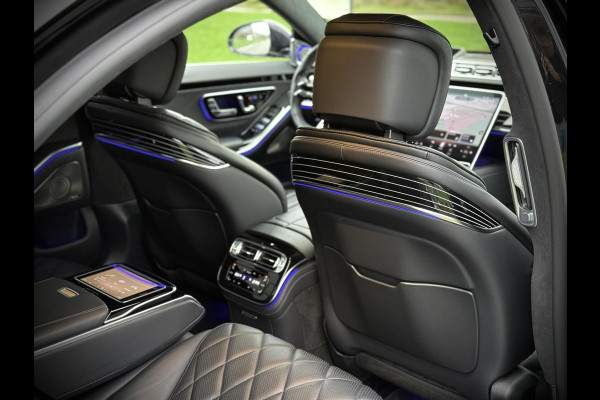 Mercedes-Benz S-Klasse 580 e AMG Panoramadak|4D Burmester®|Softclose|Head-Up|Achterasbesturing|Luxe leder|Stuur verw.|Stoel vent.