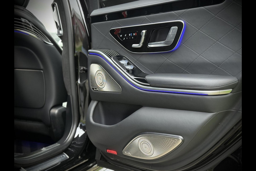 Mercedes-Benz S-Klasse 580 e AMG Panoramadak|4D Burmester®|Softclose|Head-Up|Achterasbesturing|Luxe leder|Stuur verw.|Stoel vent.