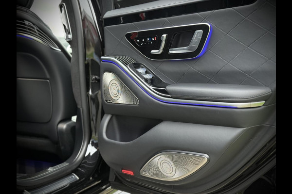 Mercedes-Benz S-Klasse 580 e AMG Panoramadak|4D Burmester®|Softclose|Head-Up|Achterasbesturing|Luxe leder|Stuur verw.|Stoel vent.