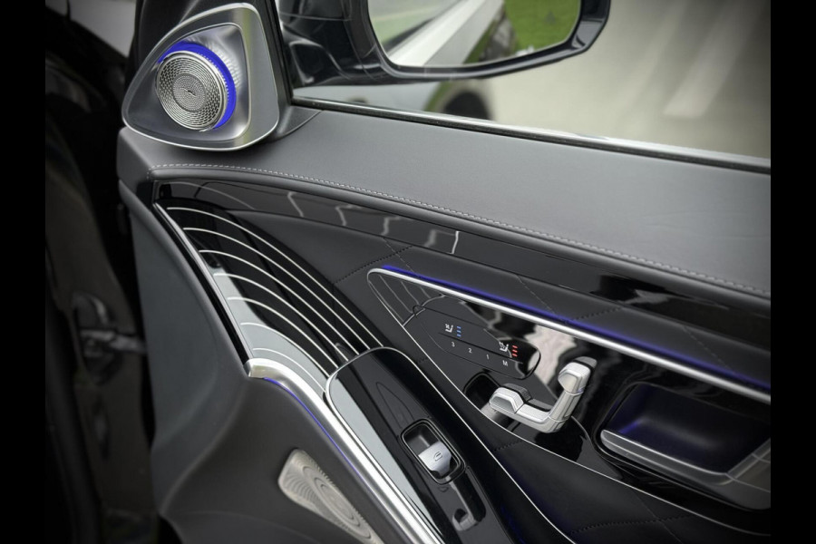 Mercedes-Benz S-Klasse 580 e AMG Panoramadak|4D Burmester®|Softclose|Head-Up|Achterasbesturing|Luxe leder|Stuur verw.|Stoel vent.