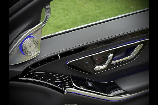 Mercedes-Benz S-Klasse 580 e AMG Panoramadak|4D Burmester®|Softclose|Head-Up|Achterasbesturing|Luxe leder|Stuur verw.|Stoel vent.