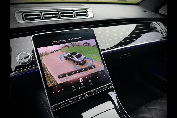 Mercedes-Benz S-Klasse 580 e AMG Panoramadak|4D Burmester®|Softclose|Head-Up|Achterasbesturing|Luxe leder|Stuur verw.|Stoel vent.