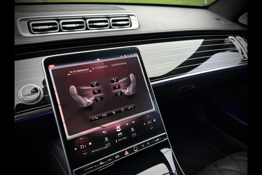 Mercedes-Benz S-Klasse 580 e AMG Panoramadak|4D Burmester®|Softclose|Head-Up|Achterasbesturing|Luxe leder|Stuur verw.|Stoel vent.