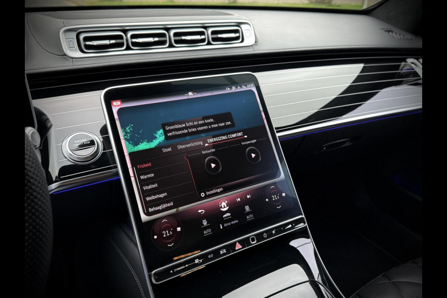 Mercedes-Benz S-Klasse 580 e AMG Panoramadak|4D Burmester®|Softclose|Head-Up|Achterasbesturing|Luxe leder|Stuur verw.|Stoel vent.
