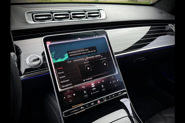 Mercedes-Benz S-Klasse 580 e AMG Panoramadak|4D Burmester®|Softclose|Head-Up|Achterasbesturing|Luxe leder|Stuur verw.|Stoel vent.