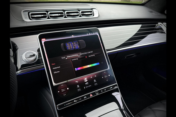 Mercedes-Benz S-Klasse 580 e AMG Panoramadak|4D Burmester®|Softclose|Head-Up|Achterasbesturing|Luxe leder|Stuur verw.|Stoel vent.