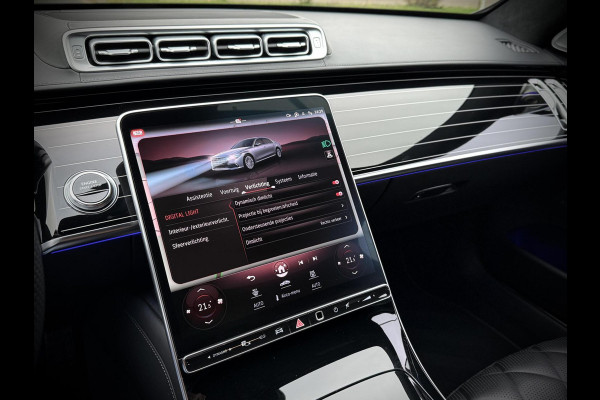 Mercedes-Benz S-Klasse 580 e AMG Panoramadak|4D Burmester®|Softclose|Head-Up|Achterasbesturing|Luxe leder|Stuur verw.|Stoel vent.