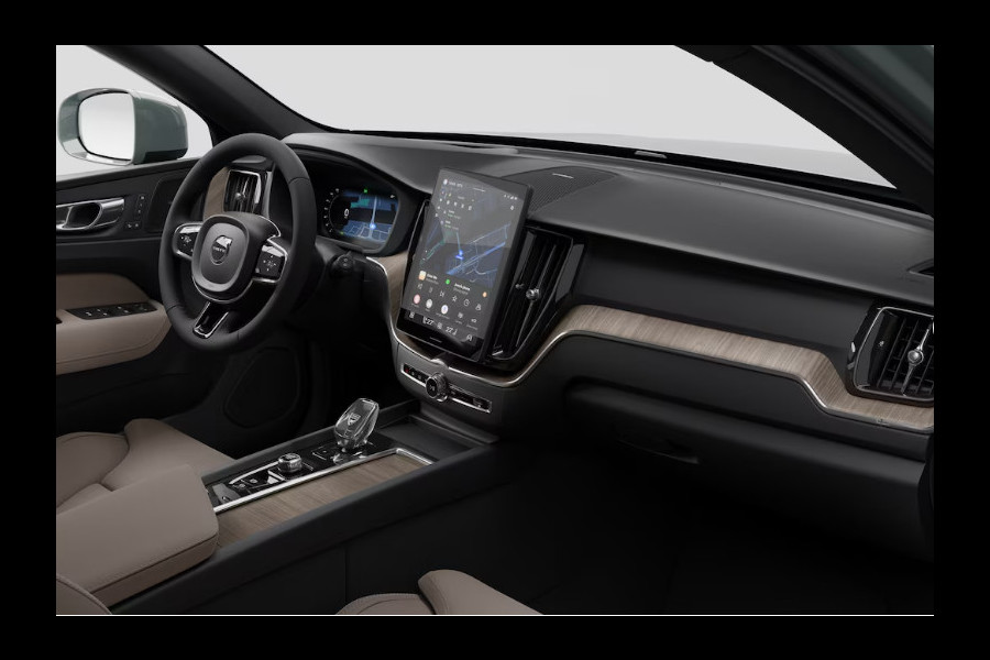 Volvo XC60 T6 350PK Automaat Plug-in hybrid AWD Plus Bright Panoramadak/ Elektrisch bedienbare voorstoelen met geheugen/ Stoelverwarming/ Stuurverwarming/ Harman Kardon audio/ 360 Camera/