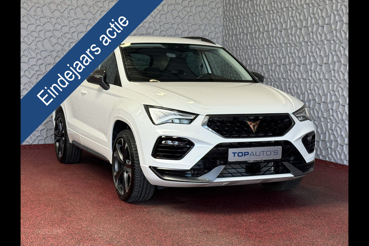 Seat Ateca CUPRA 1.5 TSI VIR.COCKPIT BEATS MATRIX LED ELEK.KLEP TREKHAAK NAVI CAMERA CARPLAY STOEL/STUUR VERW 09/2024