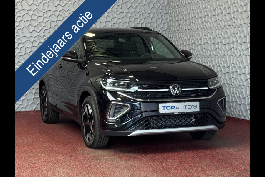 Volkswagen T-Cross ✅NIEUWE AUTO✅ TSI 115PK R-LINE EDITION TREKHAAK LED LMV IQ CAMERA STOELVERW ✅2025✅ "Volkswagen rijden begint bij Topautos.nl – 75 topmodellen direct op voorraad!"