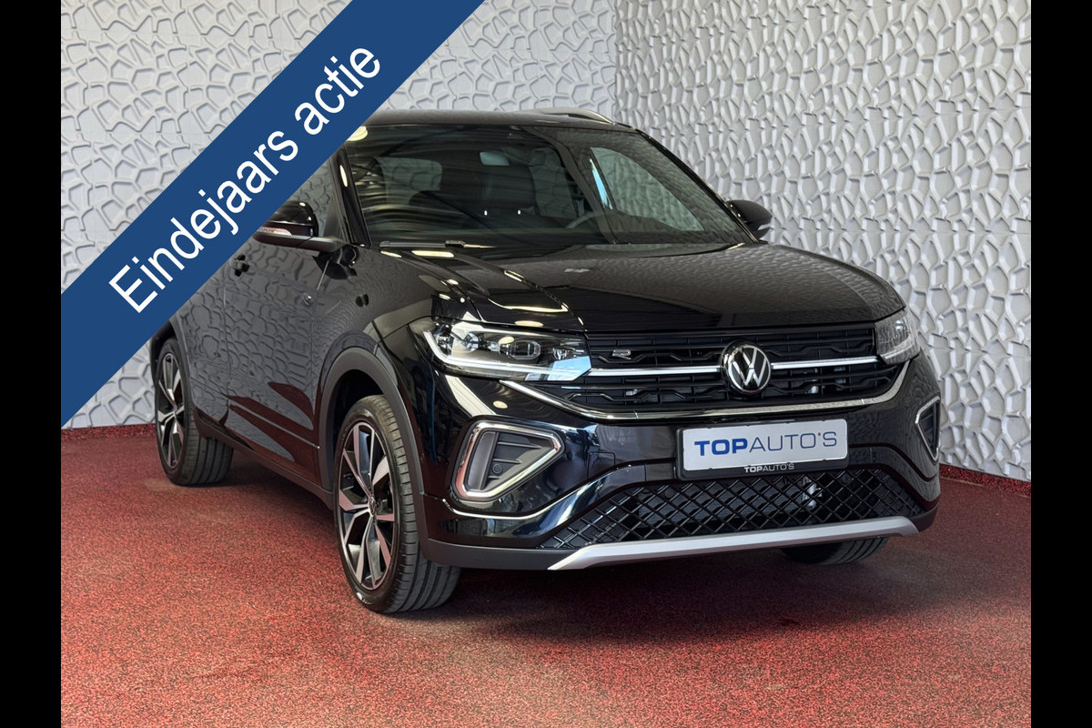 Volkswagen T-Cross ✅ NIEUWE AUTO ✅ 1.5 TSI 150PK R-LINE EDITION TREKHAAK LED 18''LMV IQ CAMERA STOELVERW BLINDSPOT ✅2025✅ "Volkswagen rijden begint bij Topautos.nl – 75 topmodellen direct op voorraad!"