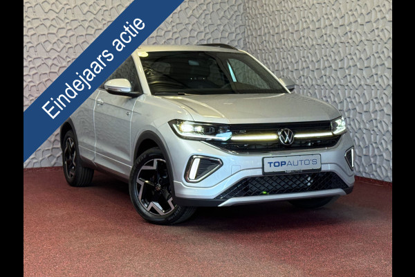 Volkswagen T-Cross ✅ NIEUWE AUTO ✅ TSI 115PK R-LINE EDITION KEYLESS TREKHAAK LED IQ CAMERA STOELVERW ✅2025✅ "Volkswagen rijden begint bij Topautos.nl – 75 topmodellen direct op voorraad!"