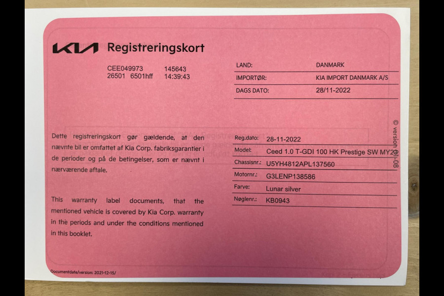 Kia Ceed Sportswagon 1.0 T-GDi DynamicLine|TREKHAAK|CARPLAY, ANDROID AUTO|STOEL-,STUURVERW|CAMERA|CRUISE CONTROL|1E EIG.|INCL.BTW|