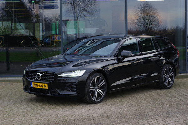 Volvo V60 2.0 T8 Recharge 390 PK AWD R-Design PHEV, Trekhaak, 360 Camera, Memory, H/K Sound, Adap. Cruise Control