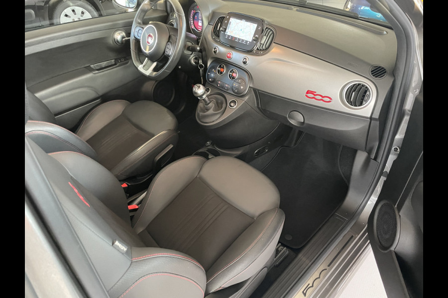 Fiat 500C 1.0 Hybrid sport Airco - Cruise control - Open dak - Parkeersensoren achter - Stoelverwarming - Mistlampen voor - Stuur leder - Stuur multifunctioneel - Bluetooth - Licht metalen velgen 15 inch