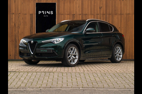 Alfa Romeo Stelvio 2.0T 280pk AWD Ti Lusso MY21 | Verde Visconti | Lederen dash. | CarPlay | Adapt. cruise