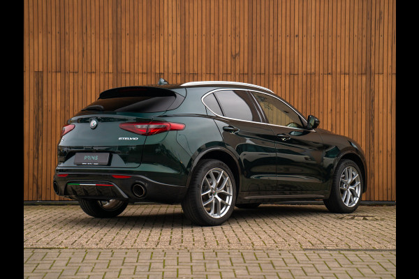Alfa Romeo Stelvio 2.0T 280pk AWD Ti Lusso MY21 | Verde Visconti | Lederen dash. | CarPlay | Adapt. cruise