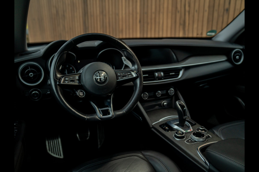 Alfa Romeo Stelvio 2.0T 280pk AWD Ti Lusso MY21 | Verde Visconti | Lederen dash. | CarPlay | Adapt. cruise