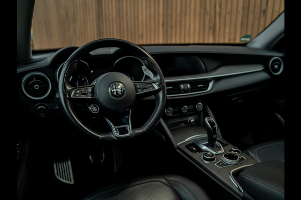 Alfa Romeo Stelvio 2.0T 280pk AWD Ti Lusso MY21 | Verde Visconti | Lederen dash. | CarPlay | Adapt. cruise