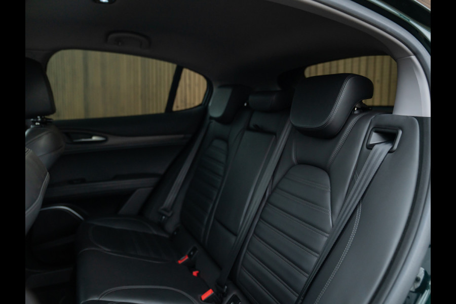Alfa Romeo Stelvio 2.0T 280pk AWD Ti Lusso MY21 | Verde Visconti | Lederen dash. | CarPlay | Adapt. cruise