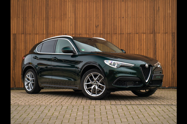 Alfa Romeo Stelvio 2.0T 280pk AWD Ti Lusso MY21 | Verde Visconti | Lederen dash. | CarPlay | Adapt. cruise