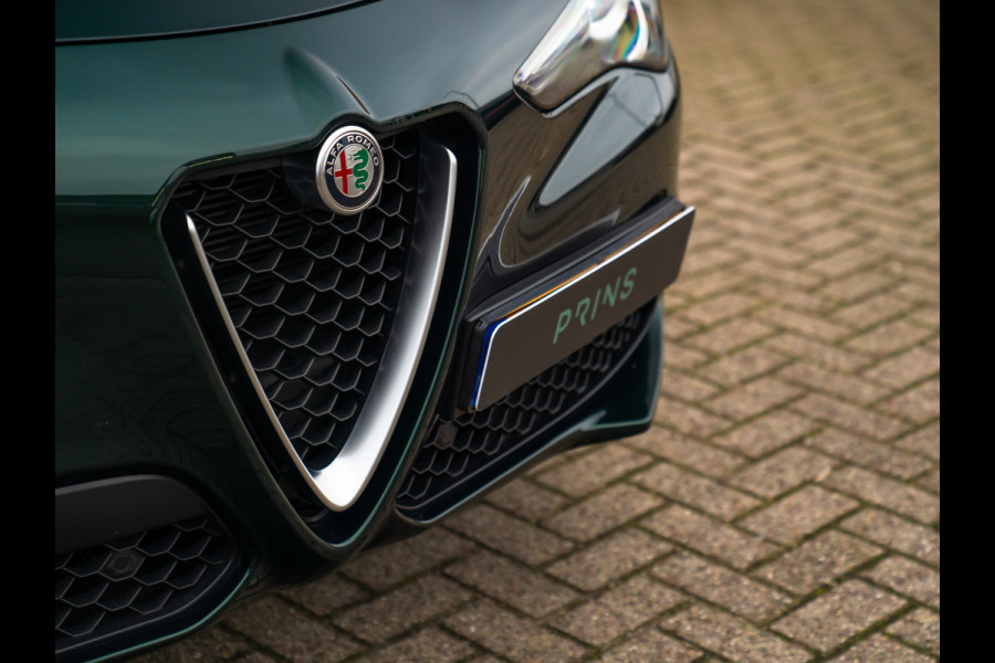 Alfa Romeo Stelvio 2.0T 280pk AWD Ti Lusso MY21 | Verde Visconti | Lederen dash. | CarPlay | Adapt. cruise