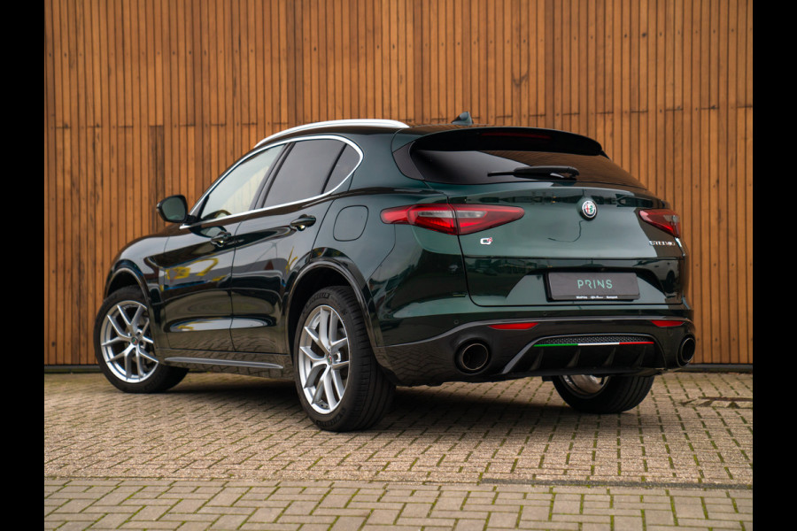 Alfa Romeo Stelvio 2.0T 280pk AWD Ti Lusso MY21 | Verde Visconti | Lederen dash. | CarPlay | Adapt. cruise