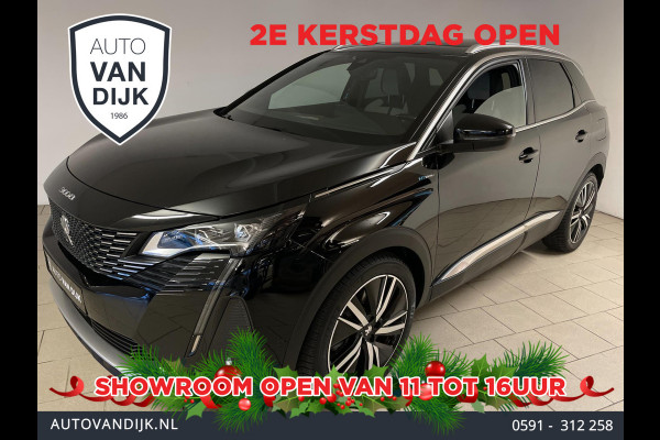 Peugeot 3008 1.6 HYbrid 225 Blue Lease GT AUTOMAAT AIRCO NAVI CRUISE PANO APPLE CARPLAY STOELVERW BLUETOOTH LM VELGEN NIEUWSTAAT