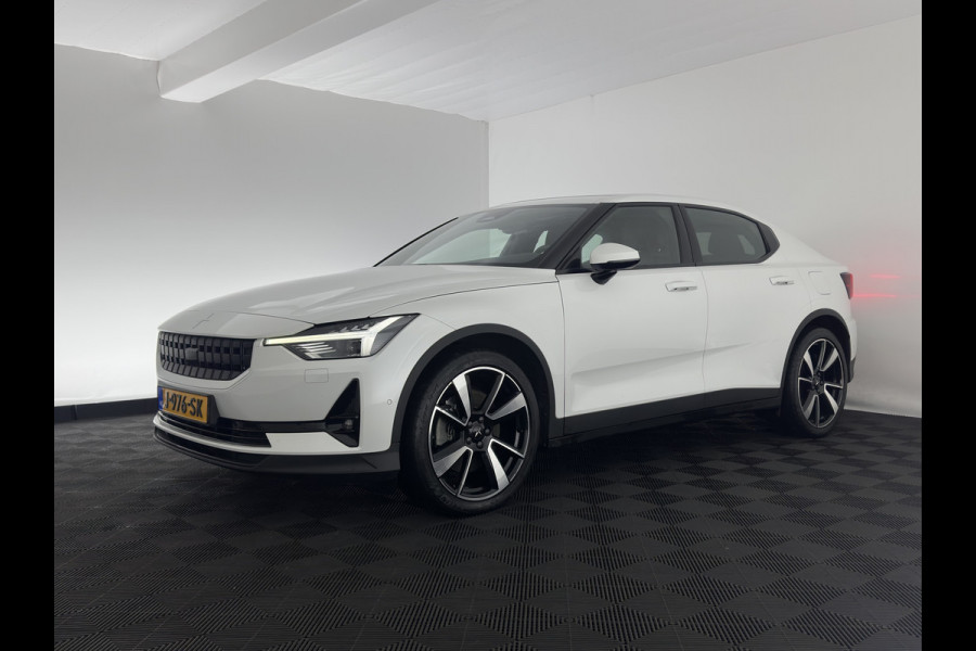 Polestar 2 Long Range Dual Motor Launch Edition 78kWh [ 3-Fase ] {SOH-92%} (INCL-BTW) *PANO | LEATHER | NAVI-FULLMAP | FULL-LED | BLIND-SPOT | KEYLESS | LANE-ASSIST | DIGI-COCKPIT | CARPLAY | DAB+ | HEATED-COMFORTSEATS | ECC | MEMORY-PACK | PDC | 20''ALU*