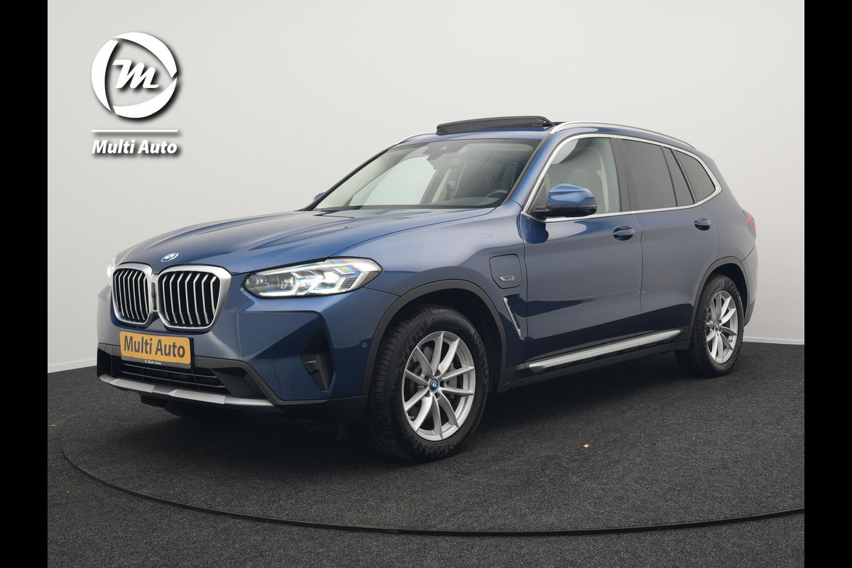 BMW X3 xDrive30e LCI FACELIFT MODEL Plug In Hybrid 293pk Dealer O.H PHEV | Trekhaak af Fabriek | Panodak | Laser LED | 360 Camera | Head Up | Lederen Sportstoelen Memory | Keyless | Apple Carplay |