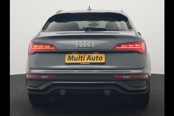 Audi Q5 Sportback 50 TFSI e S Line Plug In Hybrid 300pk Dealer O.H PHEV | Luchtvering | Matrix LED | 21"Audi Sport L.M | Sfeerverlichting | Lederen Sportstoelen Verwarmd | Cruise Control | Navigatie | Virtual | DAB |