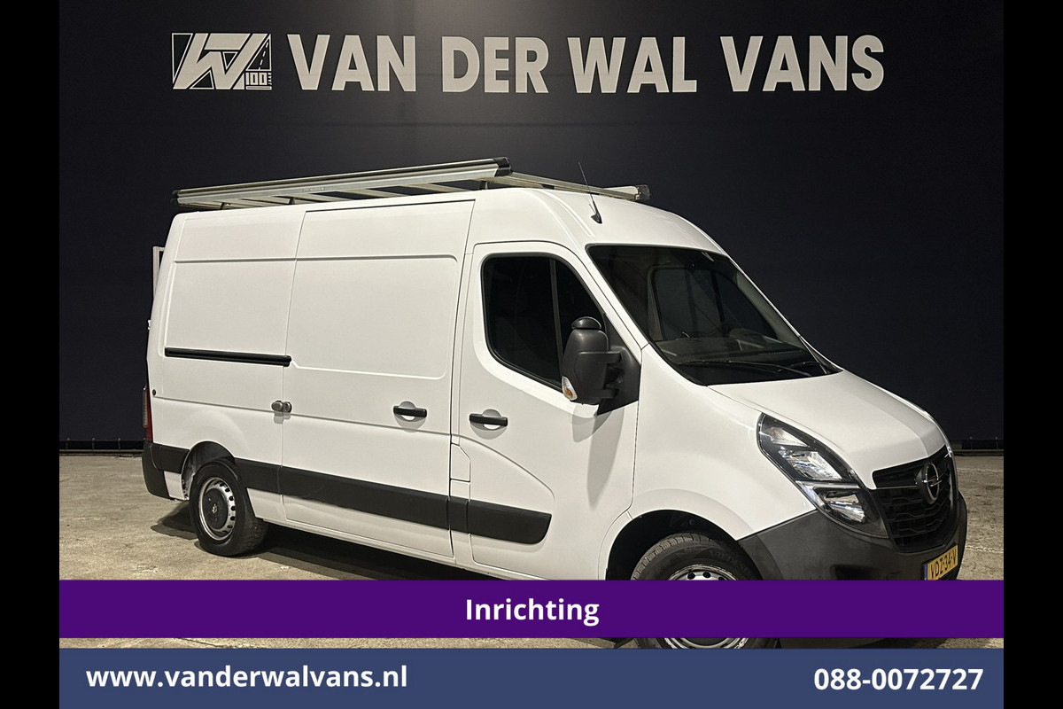 Opel Movano 2.3 Turbo 150pk L2H2 Inrichting Euro6 Airco | Imperiaal | 2500kg Trekhaak | Omvormer | Camera | Navigatie Cruisecontrol, Parkeersensoren, trap
