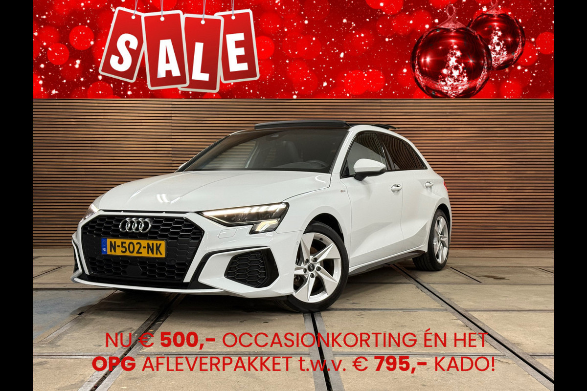 Audi A3 Sportback 35 TFSI S edition | S-Line | Pano | Camera | Matrix LED | Sportstoelen | Adaptive Cruise | Navigatie