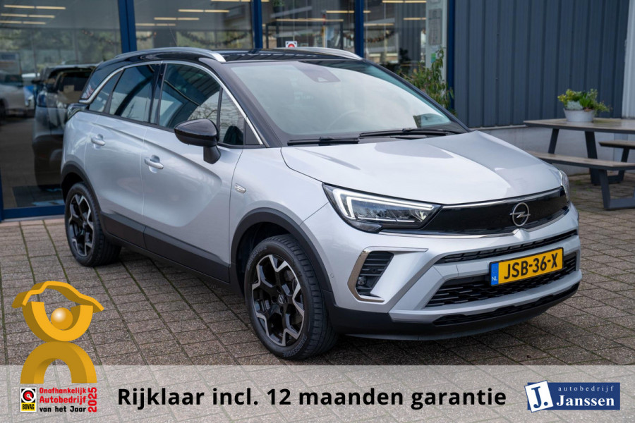 Opel Crossland 1.2 Turbo Elegance|Prijs rijklaar incl 12 mnd garantie|Camera Navi Ledverlichting Keyless