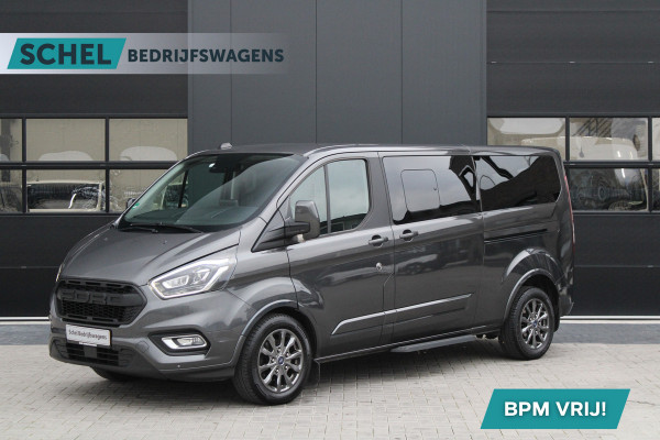 Ford Tourneo Custom 320 2.0 TDCI L2H1 185pk - 2x Schuif - Xenon - Trekhaak - Standkachel - Leder - Camera - Carplay - Blindspot - Rijklaar