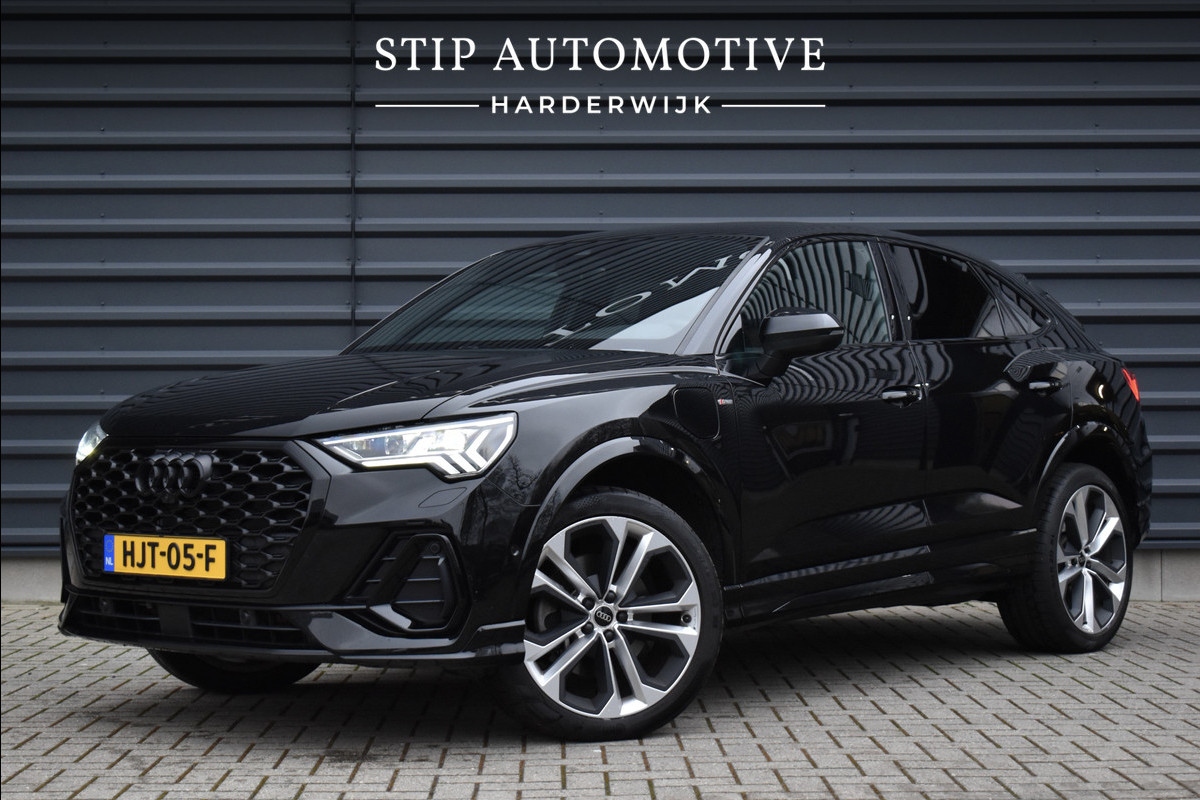 Audi Q3 Sportback 45 TFSI e S Line | ACC | Matrix LED | 20'' Velgen | Keyless Entry | Stoelverwarming | CarPlay | Donker getint glas |