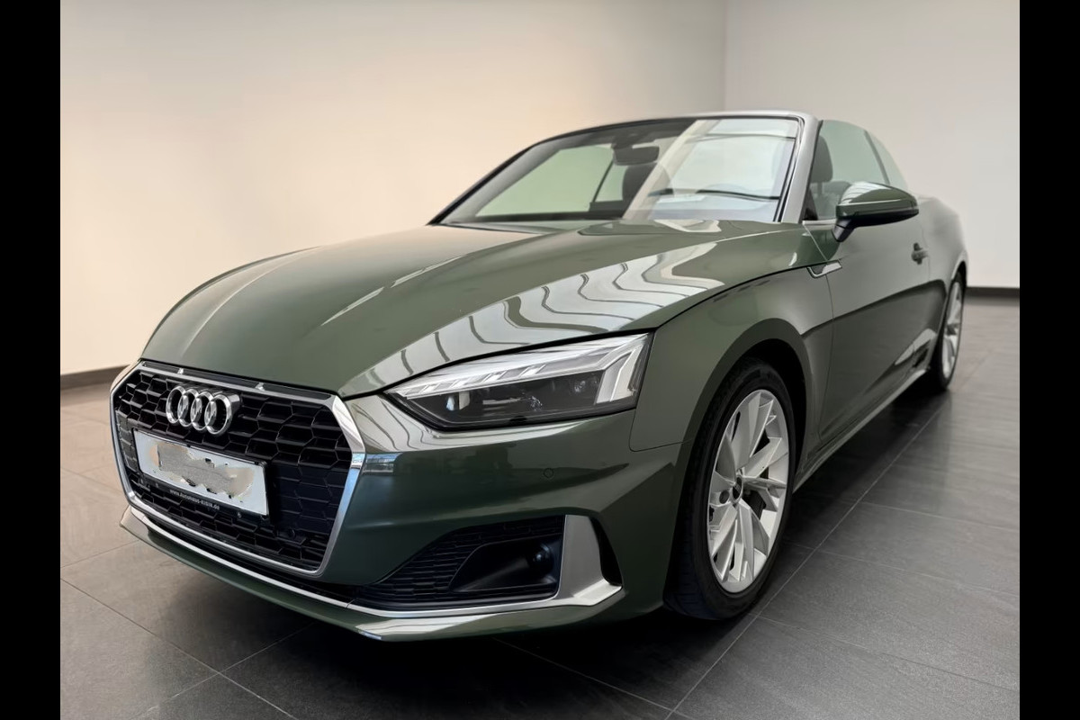 Audi A5 Cabriolet 40 Tfsi S-Tronic (150kW/204pk) ** MATRIX, LEDER, VIRTUAL, NEKVERW, 18-inch LMV, ADAPT. CRUISE ** 1e EIG - € 25.800,= onder NP ** ** INFORMEER OOK NAAR ONZE AANTREKKELIJKE FINANCIAL-LEASE TARIEVEN **