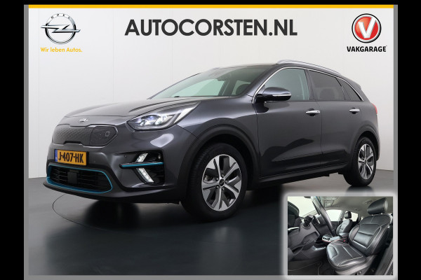 Kia e-Niro 64kWh Leer+Elek.Stoel+Memory+Gekoeld Warmtepomp ExecutiveLine JBL®-Hifi Adap.Cruise Camera Navi Ecc Pdc Stoelverwarming-Koeling SOH 100% Stuurverwarming  Keyless Blind Spot Lane Assist Led Lmv 17" 1e Eigenaar Origineel Nederlandse Auto € 48.000,- nieuw