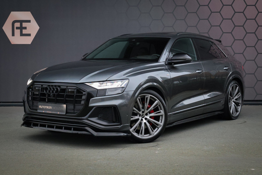 Audi Q8 60 TFSI e quattro Pro Line S Competition ADAPTIVE CRUISE | MASSAGE | STOELVERKOELING & VERWARMING | AERA PACK | STUURVERWARMING | DUBBEL GLAS | TREKHAAK | LEDER | SPORTSTOELEN |
