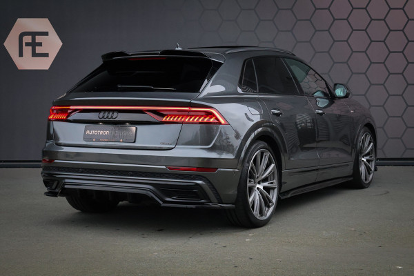 Audi Q8 60 TFSI e quattro Pro Line S Competition ADAPTIVE CRUISE | MASSAGE | STOELVERKOELING & VERWARMING | AERA PACK | STUURVERWARMING | DUBBEL GLAS | TREKHAAK | LEDER | SPORTSTOELEN |