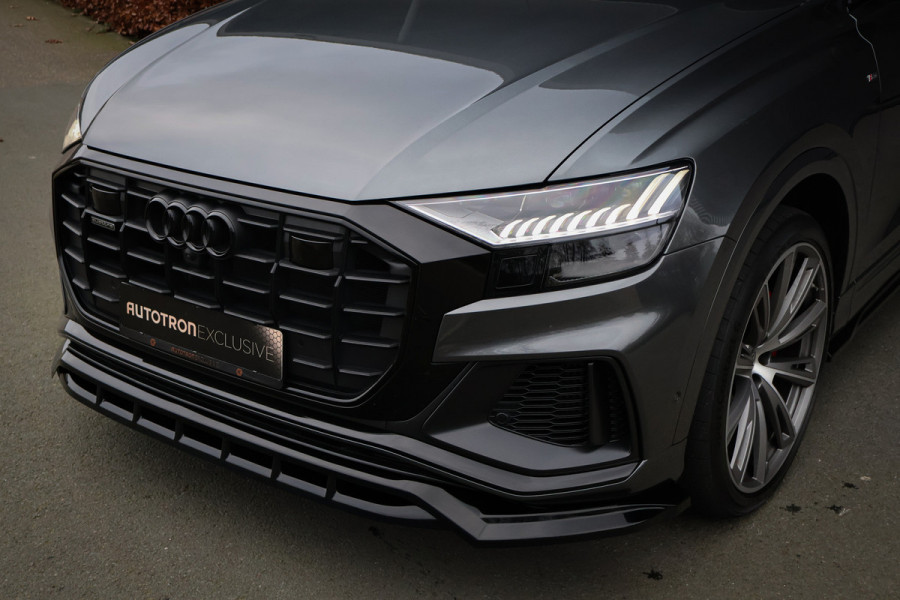 Audi Q8 60 TFSI e quattro Pro Line S Competition ADAPTIVE CRUISE | MASSAGE | STOELVERKOELING & VERWARMING | AERA PACK | STUURVERWARMING | DUBBEL GLAS | TREKHAAK | LEDER | SPORTSTOELEN |