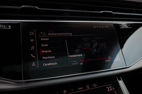 Audi Q8 60 TFSI e quattro Pro Line S Competition ADAPTIVE CRUISE | MASSAGE | STOELVERKOELING & VERWARMING | AERA PACK | STUURVERWARMING | DUBBEL GLAS | TREKHAAK | LEDER | SPORTSTOELEN |