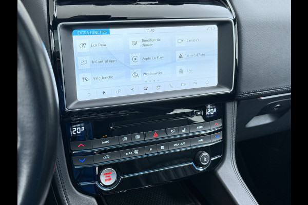 Jaguar F-Pace 2.0D AWD AUT-8 Portfolio Leer Pano-Dak Digitaal Dashboard Camera Meridian®-Audio Navi 4-Zone Ecc Android Auto Apple Carplay Pdc Stoel+Achterbankverwarming Elek.Stoelen+Memory Lmv 19" Bi-xenon Blind Spot Keyless Elek.Achterklep Origineel Nederlandse Auto Nieuwprijs  €87.786,- Zeer compleet!