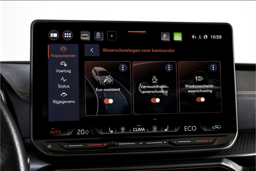 CUPRA Leon 1.5 TSI e-Hybrid 204 PK Performance | S/K-Panodak | Sennheiser | Dig. Cockpit | Adapt. Cruise | Stoel-+Stuurverw. | Elek. stoelen | Camera | NAV + App. Connect | ECC | Sennheiser | LM 18" | 2484