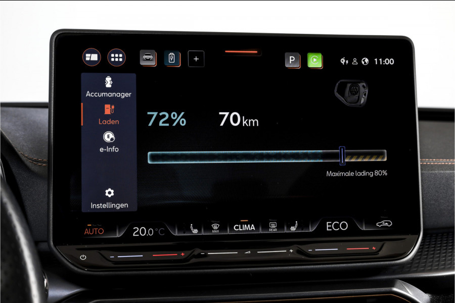 CUPRA Leon 1.5 TSI e-Hybrid 204 PK Performance | S/K-Panodak | Sennheiser | Dig. Cockpit | Adapt. Cruise | Stoel-+Stuurverw. | Elek. stoelen | Camera | NAV + App. Connect | ECC | Sennheiser | LM 18" | 2484