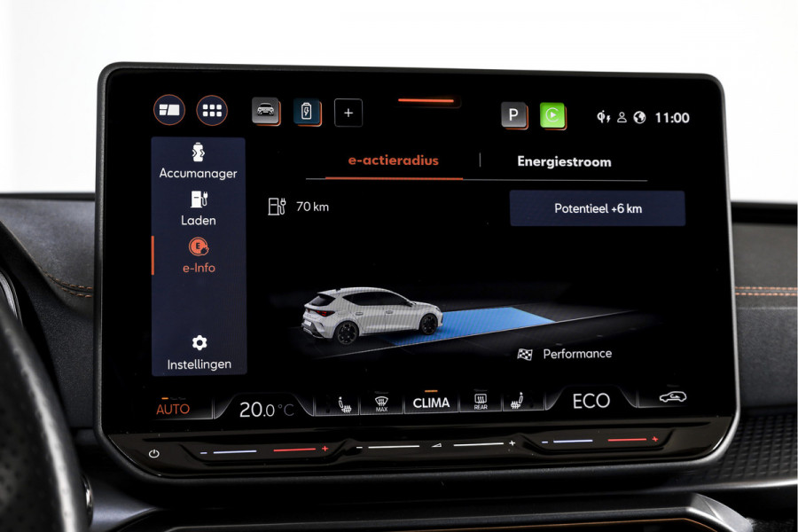 CUPRA Leon 1.5 TSI e-Hybrid 204 PK Performance | S/K-Panodak | Sennheiser | Dig. Cockpit | Adapt. Cruise | Stoel-+Stuurverw. | Elek. stoelen | Camera | NAV + App. Connect | ECC | Sennheiser | LM 18" | 2484