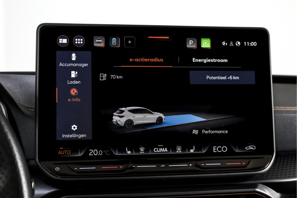 CUPRA Leon 1.5 TSI e-Hybrid 204 PK Performance | S/K-Panodak | Sennheiser | Dig. Cockpit | Adapt. Cruise | Stoel-+Stuurverw. | Elek. stoelen | Camera | NAV + App. Connect | ECC | Sennheiser | LM 18" | 2484