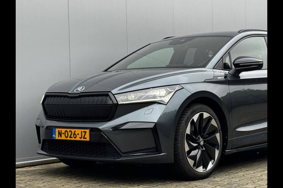 Škoda ENYAQ iV SPORTLINE 91,4% SOH SFEERVERLICHTING TREKHAAK ADAPTIVE CRUISE NAP